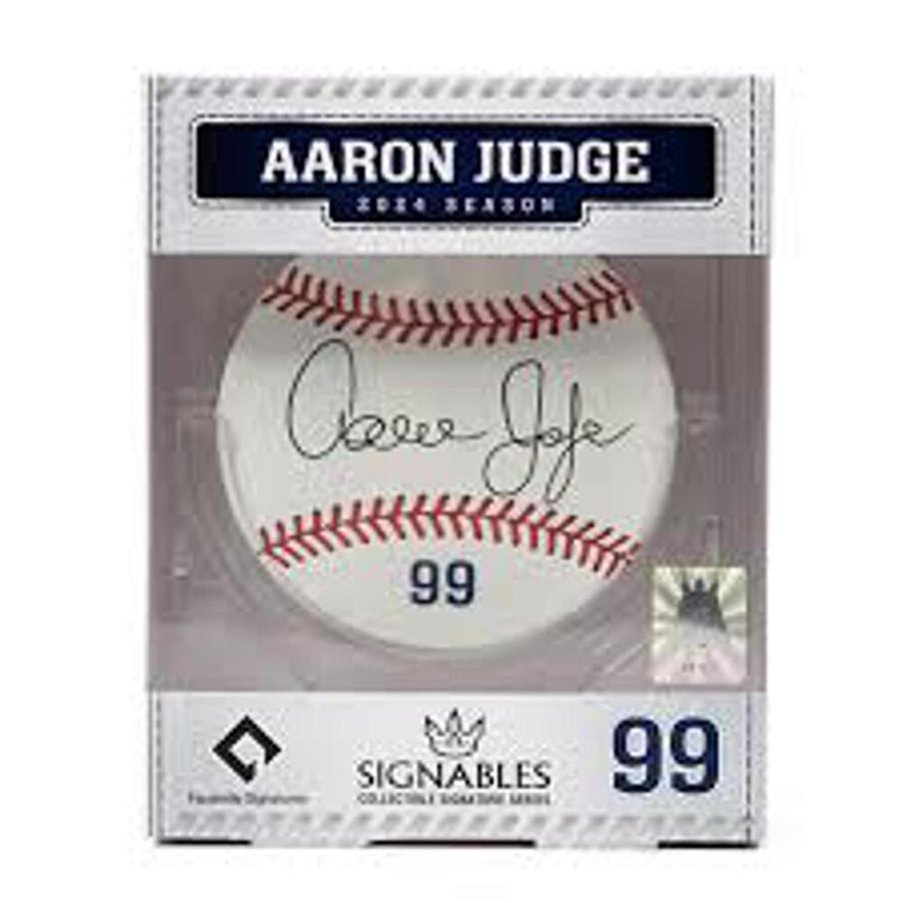 Aaron Judge‎ 2024 Season Signed Baseball - Facsimile Signature Edition